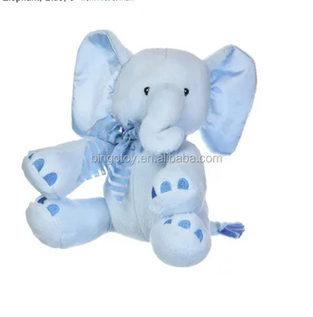 blue plush elephant