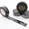 Roll Adhesive Washi Tape - Bat Glow in the dark Halloween Decoration masking tape