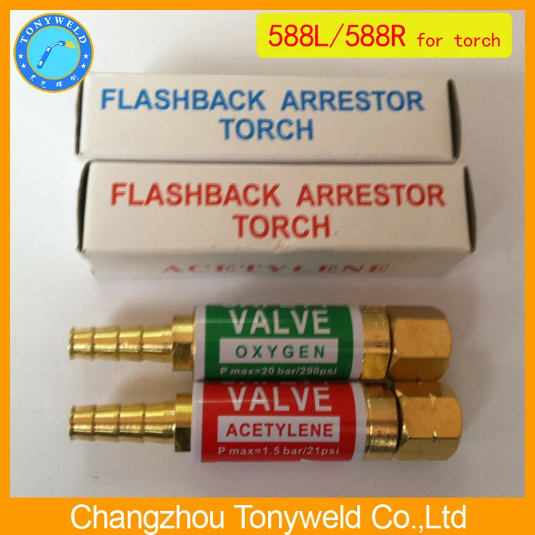 Welding Torch Safety Valve Flashback Arrestor 588l 588r Buy Safety
