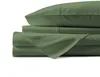 800TC 100% egyptian cotton dark green queen size bed sheet set