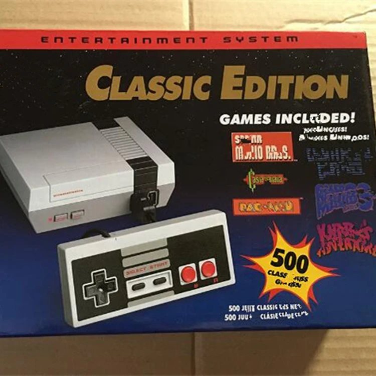 what game are on the retro nintendo 500 games console