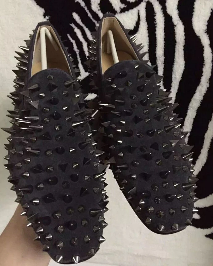 red bottom spike shoes