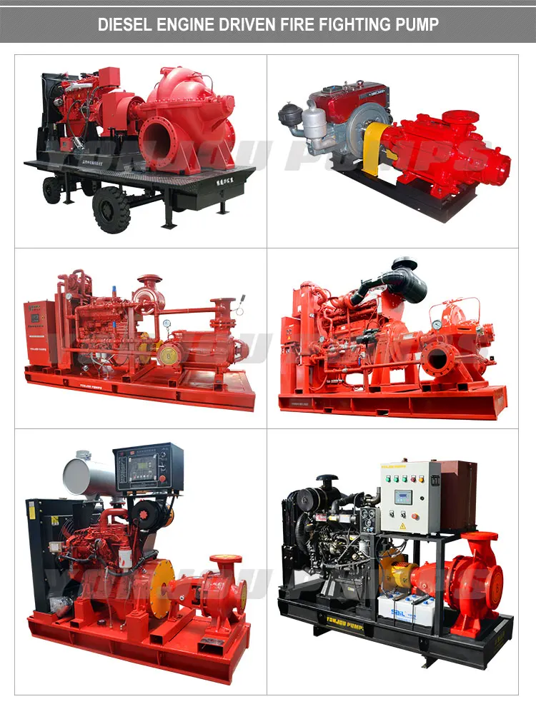 Diesel Firefighting Sprinkler System Hydrant Jockey Pump For Fire Water