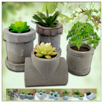 Unique Planters Pipe Garden Flower Pots Concrete Unique Planters Pipe Garden Flower Pots Concrete