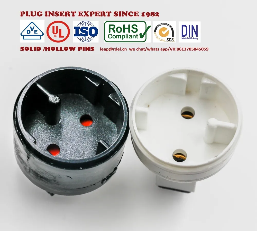 Ec 160 Vde Nf Ce Extension Cord Socket Insert Schuko Germany Europe