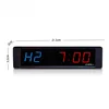 Ganxin 12/24 H time led 7 segment ,timer tabata fight timer