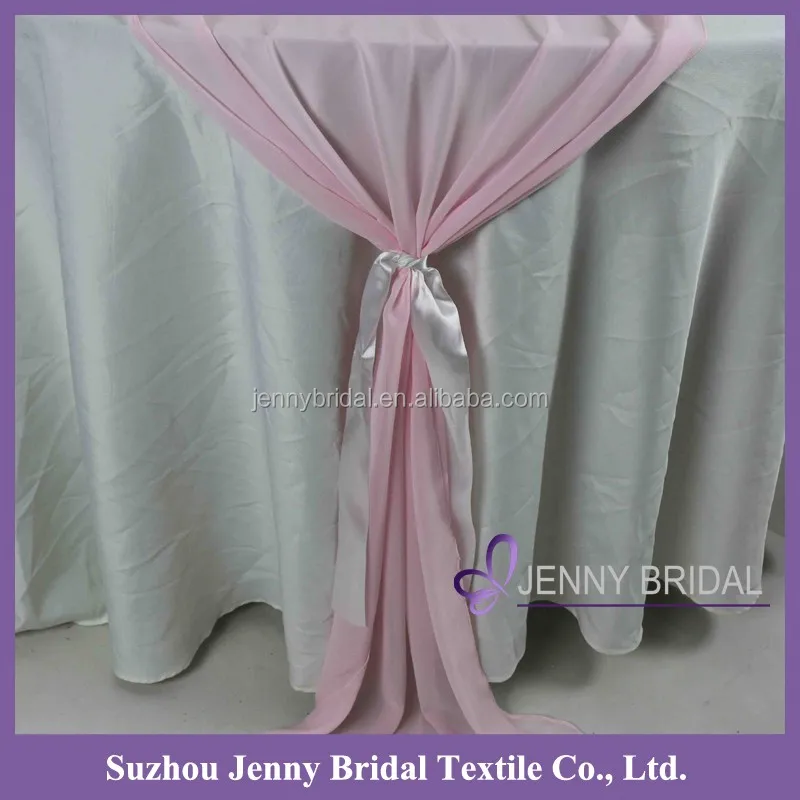 Tr01818 Unique Pink Chiffon Cheap Table Runners Buy Cheap Table
