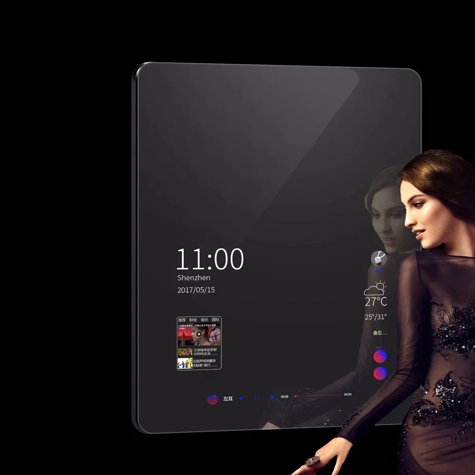 smart magic mirror touch screen android