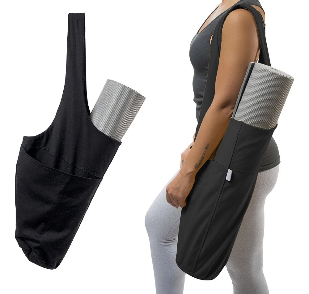 Yoga Mat Bag With Large Side Pocket And Zipper Pocket - Buy Yoga Mat ...