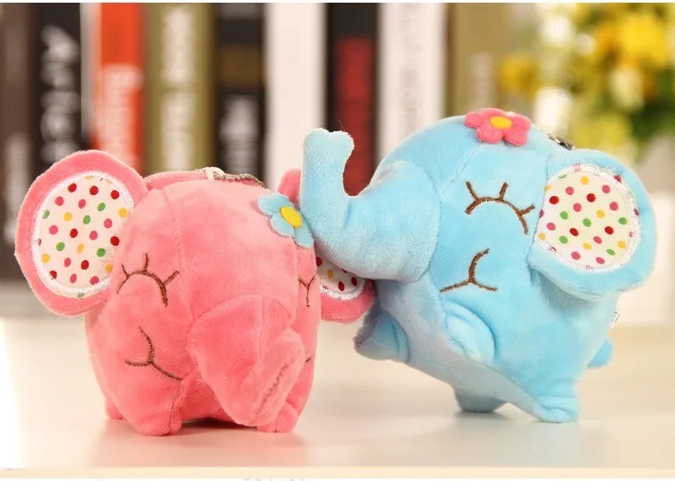 plush elephant keychain