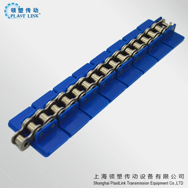 Plast Link 843 Fast Speed Conveyor Plastic Flat Top Conveyor Chain
