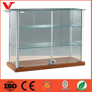 Floor Standing Showroom Glass Display Cabinet With Lock Buy