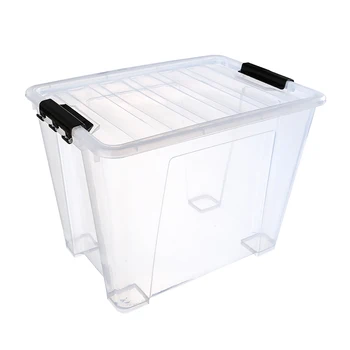 large clear plastic storage containers with lids