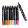 CHALK MARKERS 8 Pen Set & 24 Chalkboard-Style Stickers - Use on Menu Board, Bistro Boards, Windows, Kids Activities/Arts