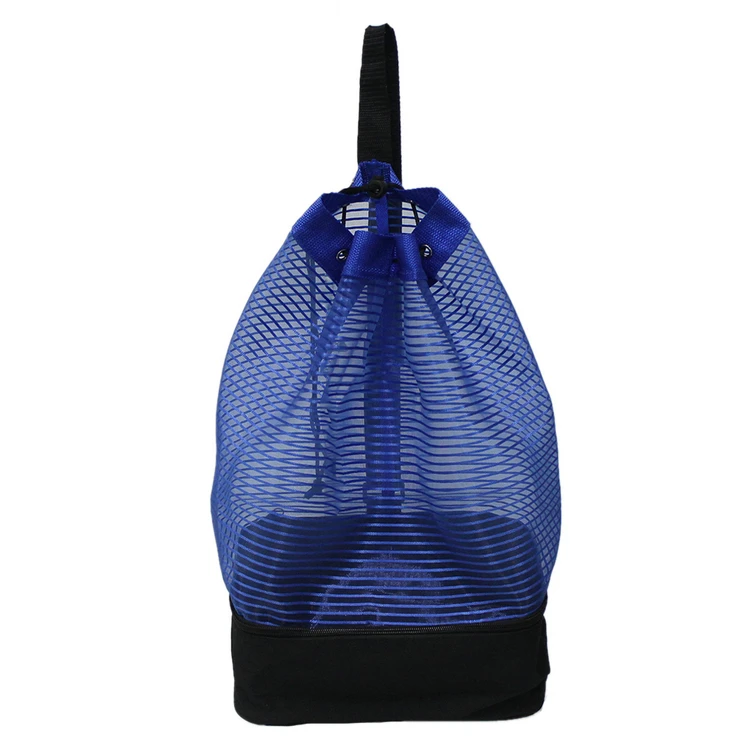 Polyester Creative Drawstring Shoulder Beach Bag Mesh For Travel Buy