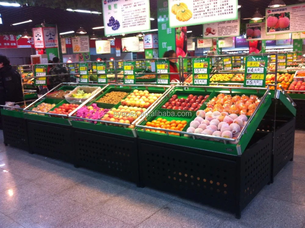 APEX kustom membuat supermarket segar aprikot buah rak  