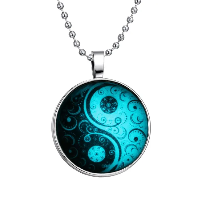Brillan En La Oscuridad web Colgante Collar Disfraz de Halloween Unisex Prop
