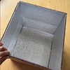 Aluminum Foil Paper Corrugated Box Foil lined Frozen Shipping Box Vaccine for Freeze Food Storage Fresh Keeping Meat Box Carton