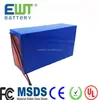 China wholesales bicycle battery pack 24v 36v 48v 52v 60v 30ah lifepo4 battery