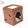 Folding collapsible Curious Cat Cube House Condo