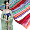 Factory price newly transparent silky two tone chiffon fabric