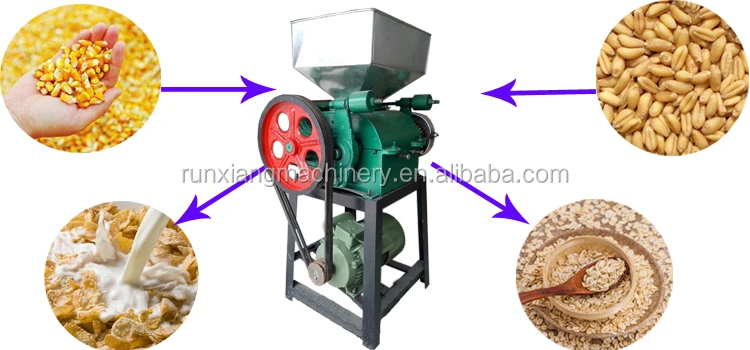 Corn Flakes Production Process Line Breakfast Oat Chips Cereal Making ...