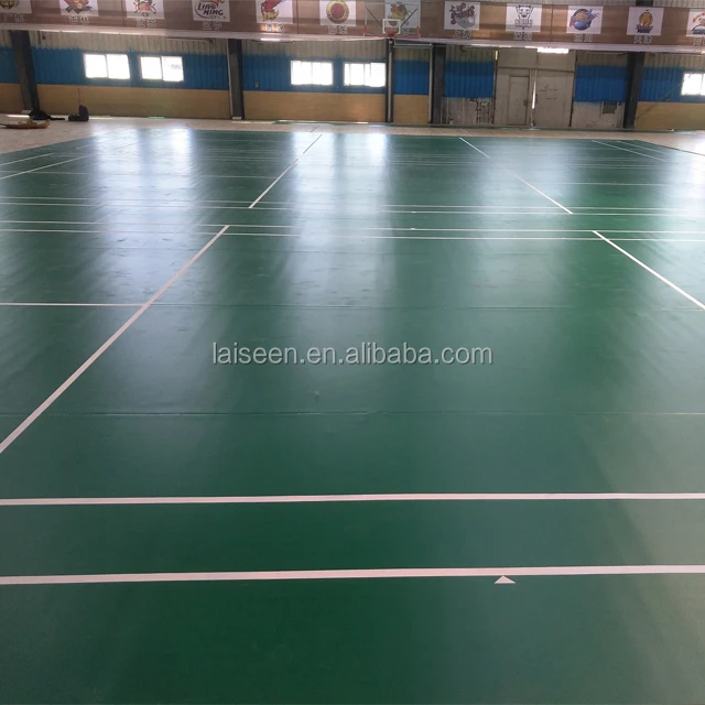 Low-cost Synthetic Badminton Court Flooring - Buy Badminton Court ...