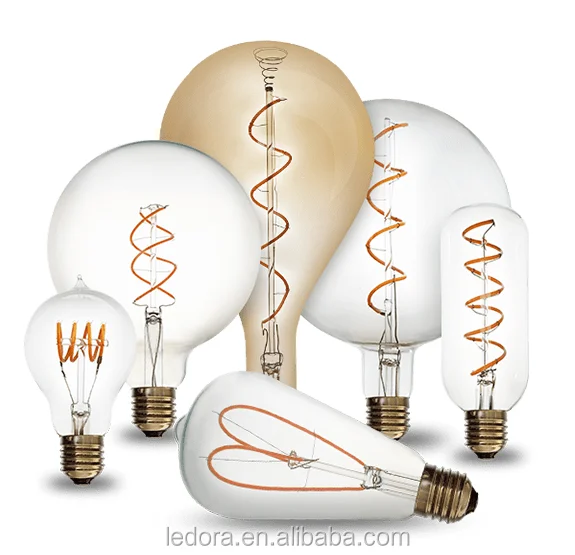 Edison style led vintage bulb e26 e27 2200k 2500k 2700k dimmable 12v dc 120v 230v led light bulb