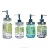 Wholesale Glass Bottle Soap Mason Jar Hand Washing Liquid For Bathroom