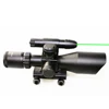 SPINA OPTICS 2.5-10x40EG adjustable Tactical laser bore sight Rifle Scope with Green Laser sight air gun for hunting