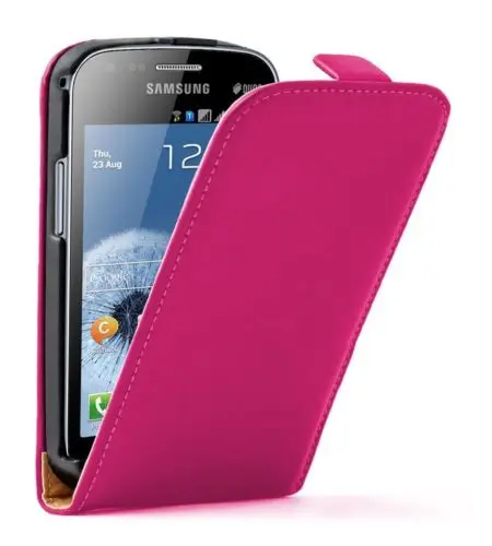 Newest For Samsung Galaxy S Duos 2 GT-S7582 Ultra Slim Leather Flip Case lowest price