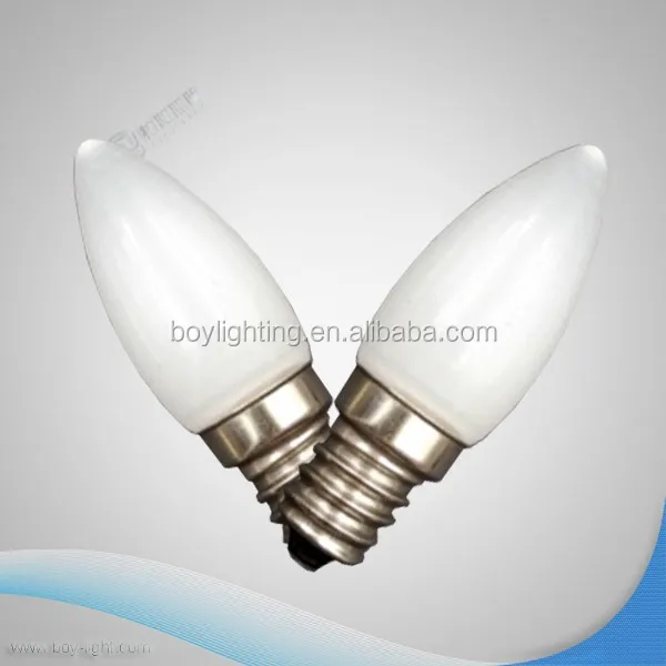 220V clear glass T22 led light warm white fridge bulb E14 2w