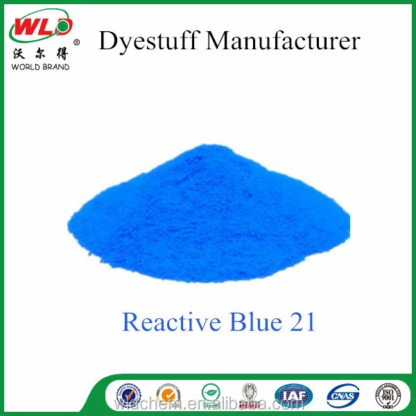 Reactive turquoise blue KN-G C.I. blue 21 organic powder dye