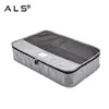 3pcs set packing cubes for travel, different colors suitcase luggage travel bag set