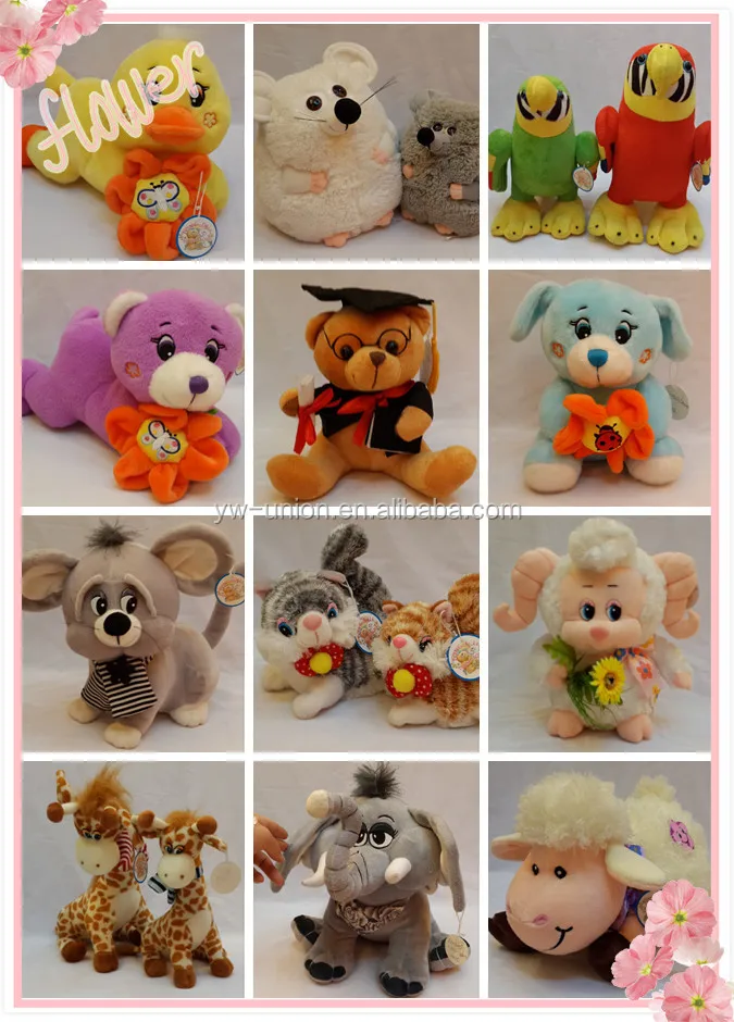 Carnival Prizes Stuffed Animals Custom Plush Animals Plush Keycahin Toy 