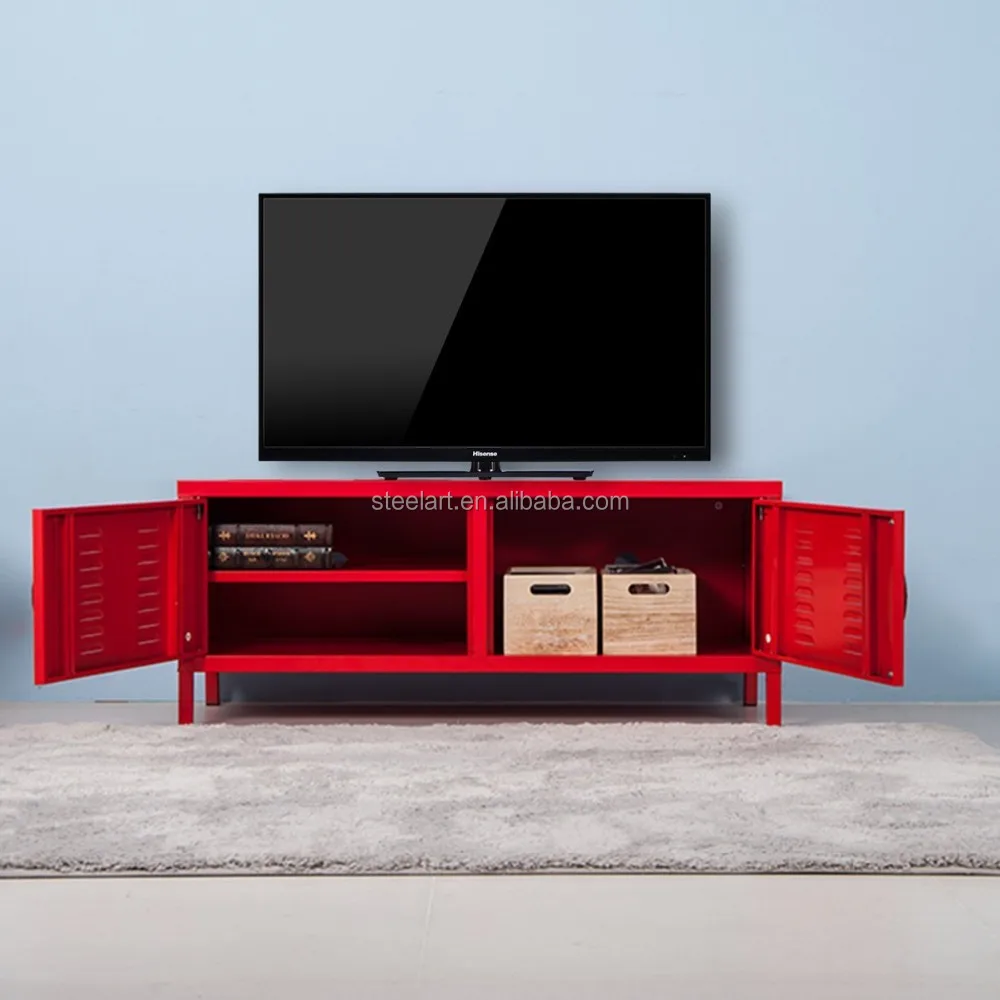 Simple Hotel Steel Red Tv Stand Furniture Buy Tv Stand Furniture,Tv