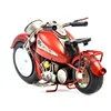 Red Color Handmade With Photo Frame And Clock Decor Vintage Metal Motorbike Diecast Model Motorcycle