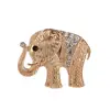China Manufacture Good Quality Cheap Golden Lucky Elephant Jewelry Gift Brooches