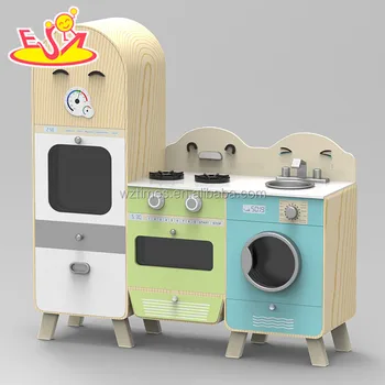 play washing machine wooden