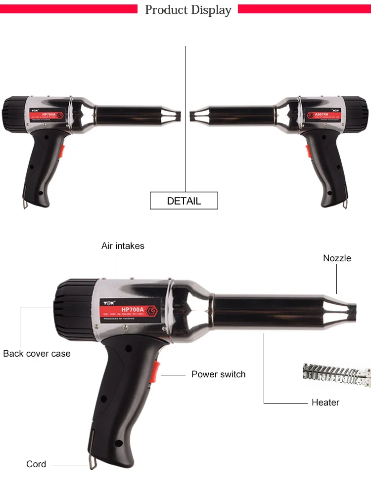 Sale Professional Temperature Adjustable Electric Heating Tool Plastic