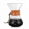 Hot selling borosilicate glass coffee pot coffee makee set 400ml