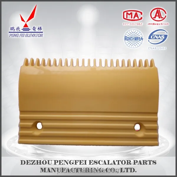 25-teeth palstic elevator comb plate for escalator parts