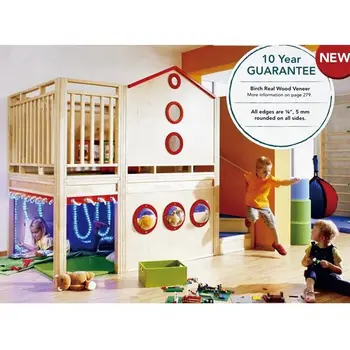 wooden indoor playset