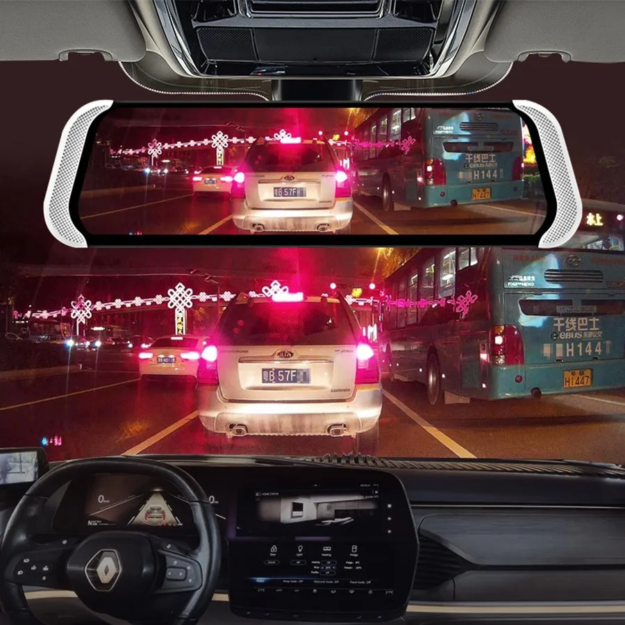 Wifi 4g Android Dvr Mirror Car Camera 10" With Phone Remote Monitor Gps