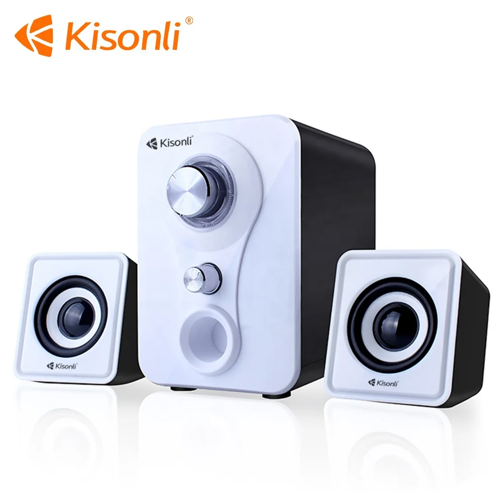 Kisonli 3 Way Mini USB Bocina External Laptop / Desktop / Computer Speakers System with 3.5mm Jack - ANKUX.COM
