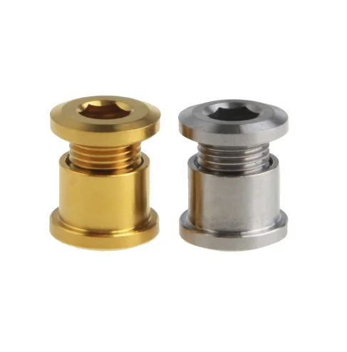Bike Bicycle Cycling Titanium Crankset Chainring Bolts Nuts M8