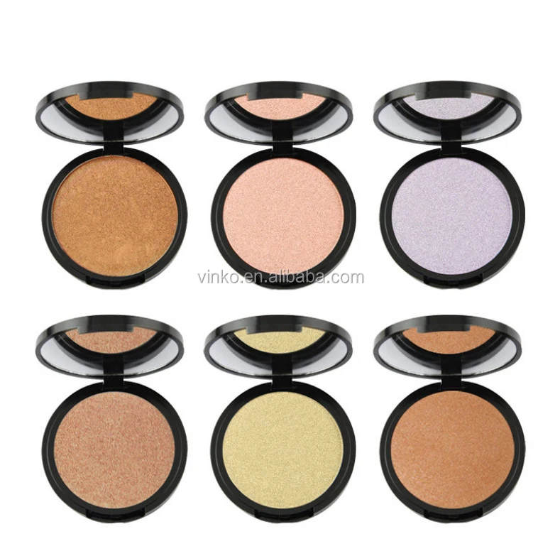 New 6 Color Single Highlighter Powder Make Your Own Name Brands Face Powder