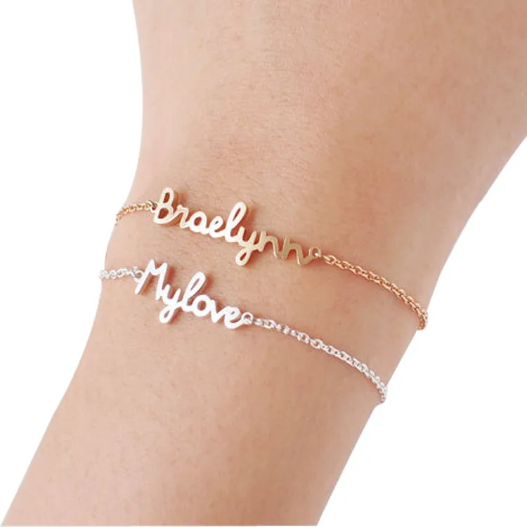 Personalized Baby Bracelet in Sterling Silver - MYKA