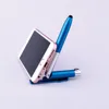 2018 hot-selling best gift 5 in 1 function light pen touch pen with phone holder