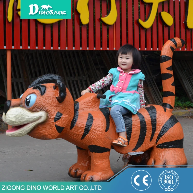 Animal Ride Coin Amusement Park Coin Operated Animatronic Animal Ride - Buy Amusement ...